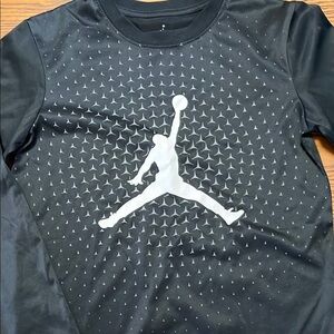Jordan Black and White Long Sleeve Tee